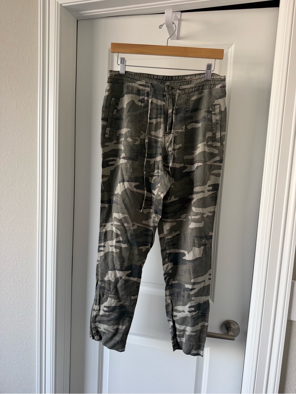 Dex Men's Camo Cargo Pants in Olive Green